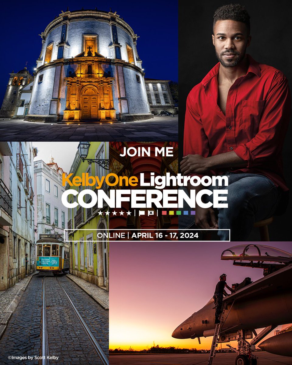 Our 2024 Lightroom Conference kicks off next week (with bonus precon sessions on Monday). Photographers from all over the world will come together for 2 full days to learn from some of the best instructors in the business. Hope you'll join us. You can find all the details here:…