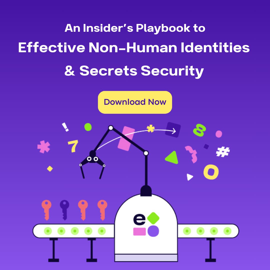 entrosecurity's tweet image. Protecting non-human identities is key to business security. But achieving this remains a BIG challenge.

This eBook covers:
✅Choosing a non-human identity management solution
✅Building a security framework
✅A #SecretsSecurity checklist

Check it out: hubs.la/Q02sycF50