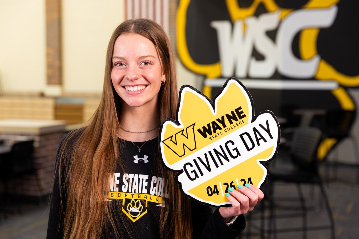 Wildcats, it's game time! Wayne State's Giving Day is on April 26, and we need your support to win big. Let's light up the scoreboard and empower future generations of Wildcats! wsc.edu/givingday