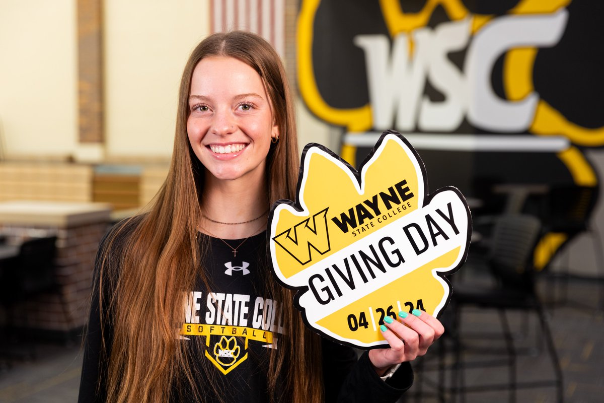 Wildcats, it's game time! 
Wayne State's Giving Day is on April 26, and we need your support to win big. Let's light up the scoreboard and empower future generations of Wildcats! 
wsc.edu/givingday