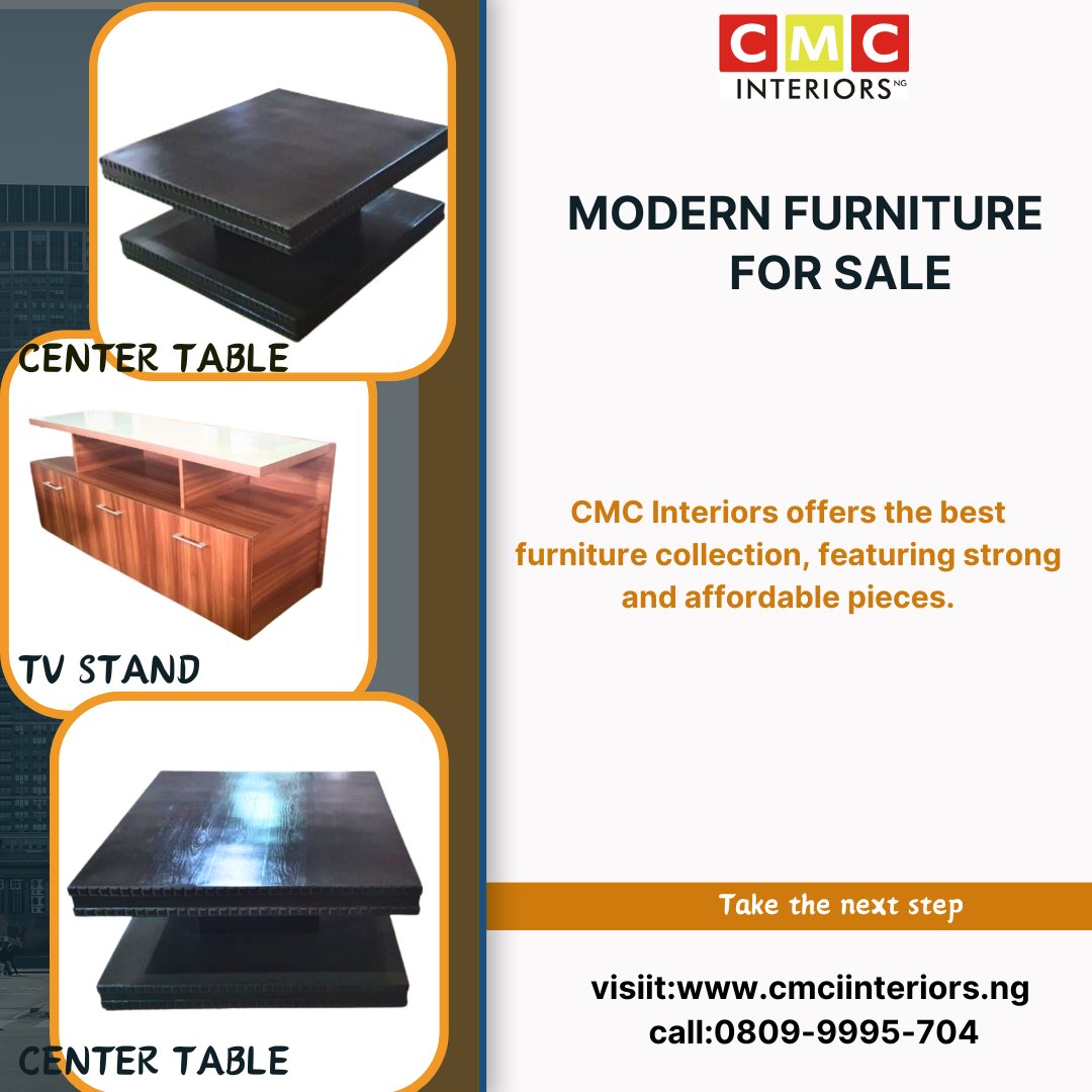 cmcinteriorsng's tweet photo. Modern furniture at cmc interiors.

Visit our showroom at KM 34, Lagos-Ibadan Express-way, Arepo Bus-stop, Opposite Punch Newspaper Visit:https://t.co/tCl3Ao0XZo or Call: 0809-999-5704 for inquiries. https://t.co/3v56NzlmrN
