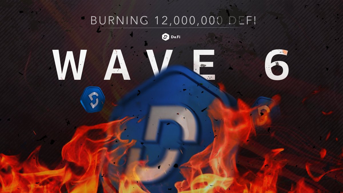 DeFi's tweet photo. Dear De.Fiers, we just completed the biggest wave of $DEFI burning! 💙🔥

We burned over 1.3M $DEFI tokens: Wave 6 of burning 12,000,000 $DEFI has been successfully completed.

🧵 This is part of the strategic $DEFI burning aimed at fostering the long-term growth. https://t.co/6VxHO38TDu