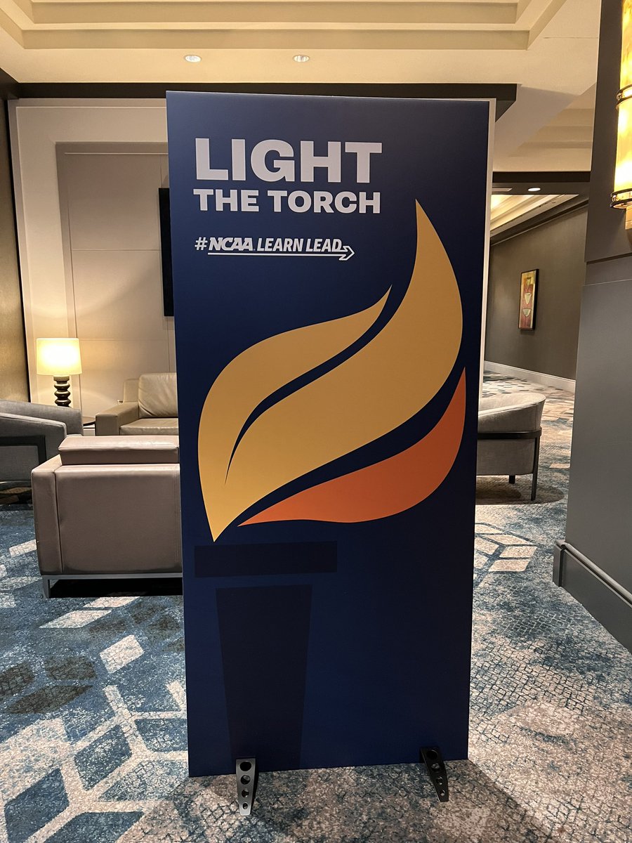 Today’s the day…

The 2024 NCAA Student-Athlete Leadership Forum begins in t-minus 4 hours!!!

We are lighting the torch of LEADERSHIP this weekend! 

 #NCAALearnLead