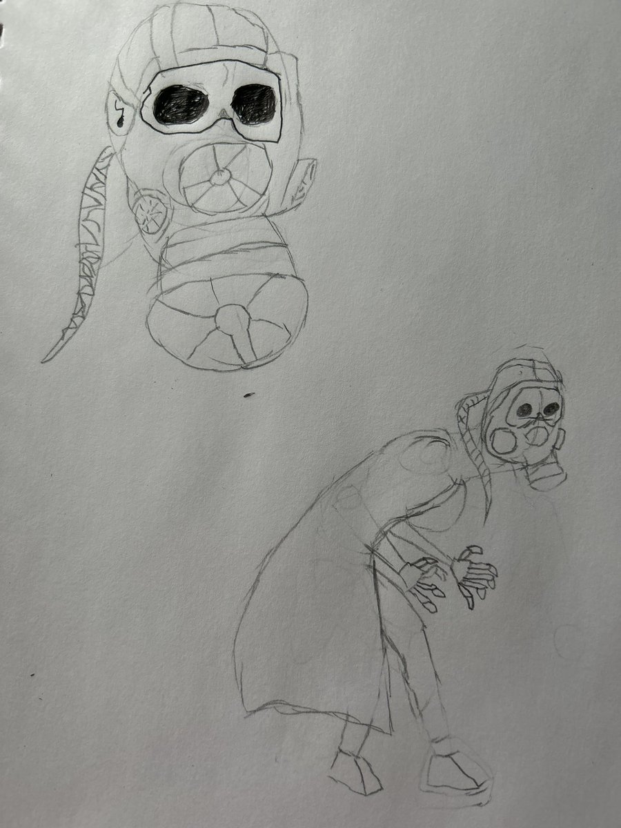 wondercrater's tweet image. New concept art for a villain, Mrs.-iasma. #Fragmented