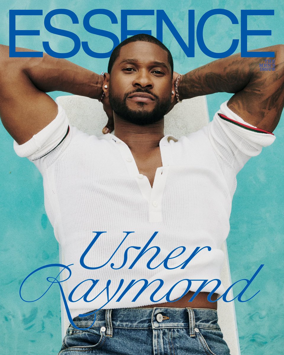 Usher for Essence’s Men’s Issue 😛