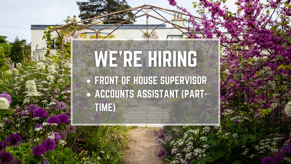 Looking for a new role? We have #hiring for 2 new roles: - Front of House Supervisor: lnkd.in/ezNTRh2B - Accounts Assistant - Part-Time: lnkd.in/eP9m5RBd Both are specified purpose contracts.