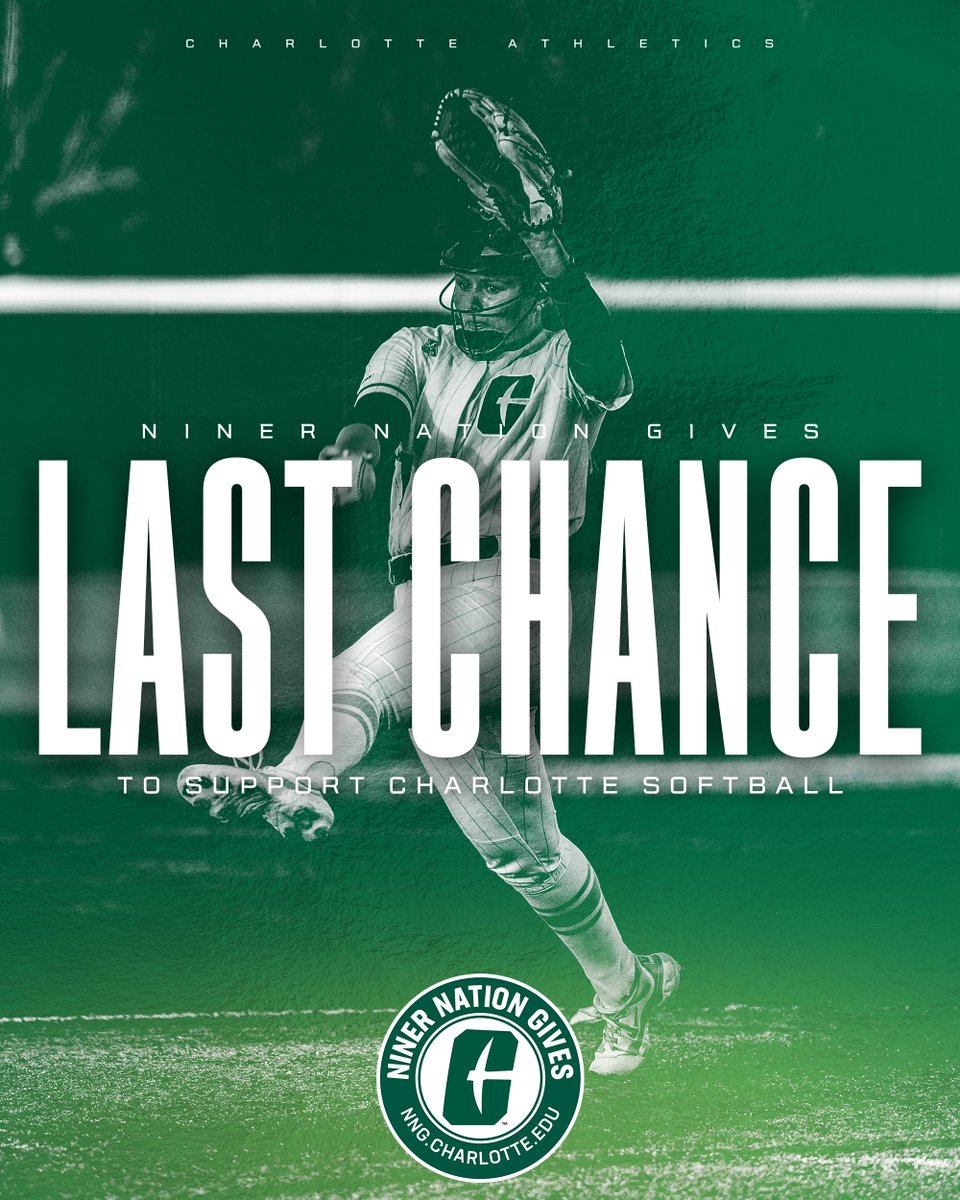 It's the final hour!

Help us finish #NinerNationGives strong!

🔗 bit.ly/NNG-ATH24 ⬅️