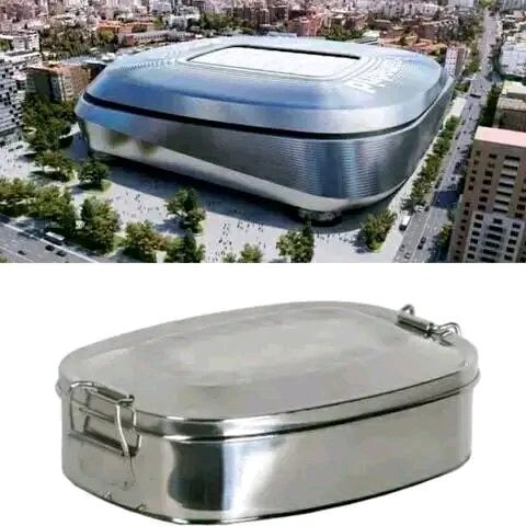 Bernabeu with roof closed