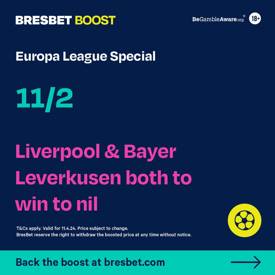 Liverpool and Leverkusen to win and keep clean sheets? bresbet.com/event/17472932…