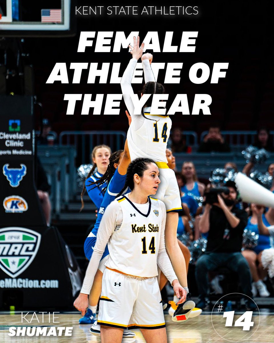 Please join us in congratulating Katie Shumate on being named @kentstathletics Female Athlete of the Year! 

#GoFlashes⚡️