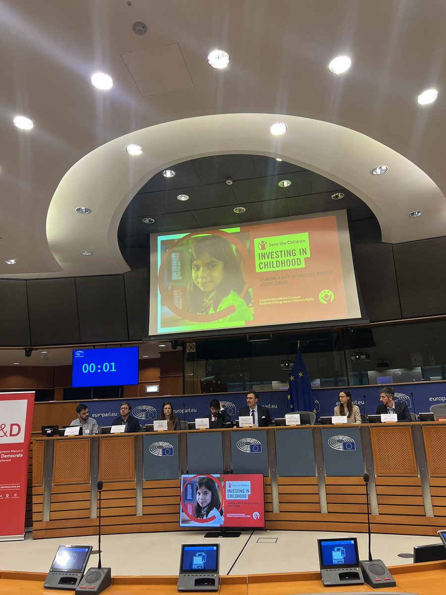 Today at the @Europarl_EN, we're unveiling 'Investing in Childhood' with @SaveChildrenEU & allies. Kosovo's child poverty rates are: 22.8% in poverty, 7.2% in extreme poverty. Let's demand change to ensure every #child has a fair start. To read more,👉bit.ly/43WUdkl