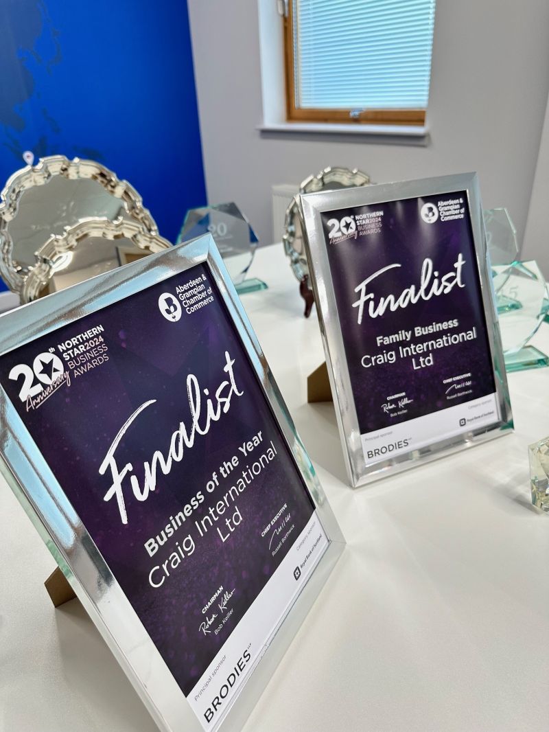 Craig_Int's tweet image. We're looking forward to The Northern Star Business Awards next week @chambertalk where Craig International Ltd has made it to the finals in two categories🏆

We're proud of our journey, team, and extended family of employees who made these award nominations possible.