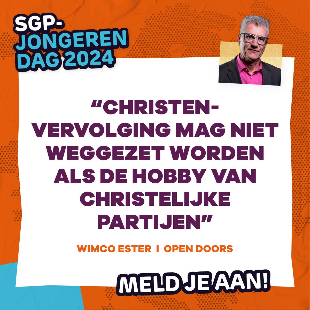 SGPJ's tweet photo. Nog 2 dagen tot de SGP-Jongerendag, dit wil je niet missen!
Jij bent toch ook aanwezig?
#SGPJD24 #europa https://t.co/gSIX1QoLTJ