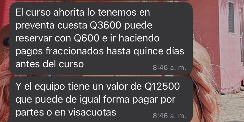 Si no me inscribiera a tanto curso, ya hubiese viajado a varios países 😥