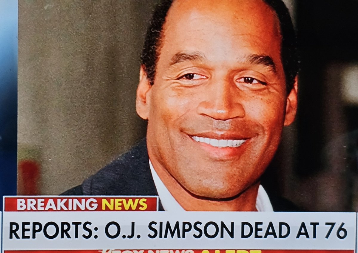 OJ Simpson died. He's a double murderer. Good riddance. My sympathy is for his victim's families.
