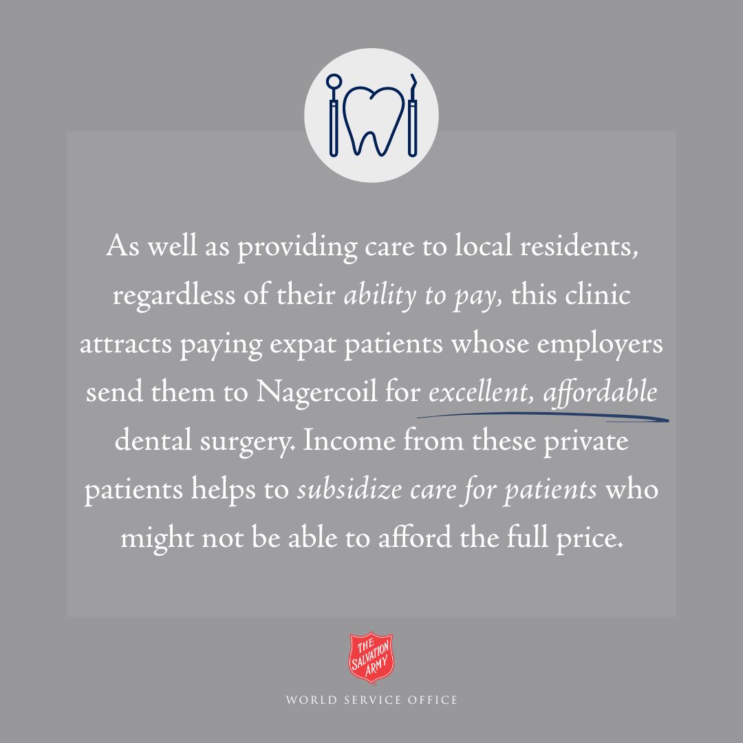 saworldservice's tweet photo. Thanks to generous donations, the dental clinic at Catherine Booth Hospital in India was renovated and is now better equipped to provide subsidized care for local patients who might not be able to afford care.
#SalvationArmy #WorldService #SAWSO #Health https://t.co/RZJwvEU9Gu