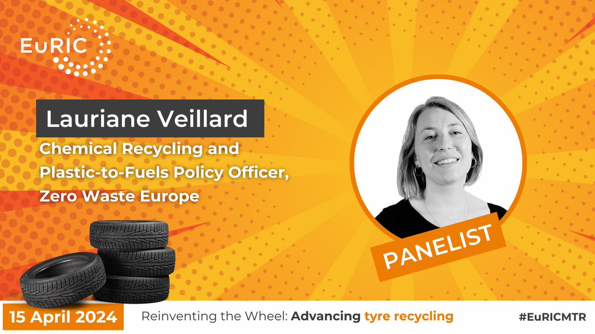 #MeetTheSpeakers 🎙️Introducing @LaurianeVeilla1, Chemical Recycling and Plastic-to-Fuels Policy Officer at @zerowasteeurope, who will be joining Panel Discussion II: Are we ready for chemical recycling? ⚗️ Register now and be part of the conversation👉euric.link/pdb