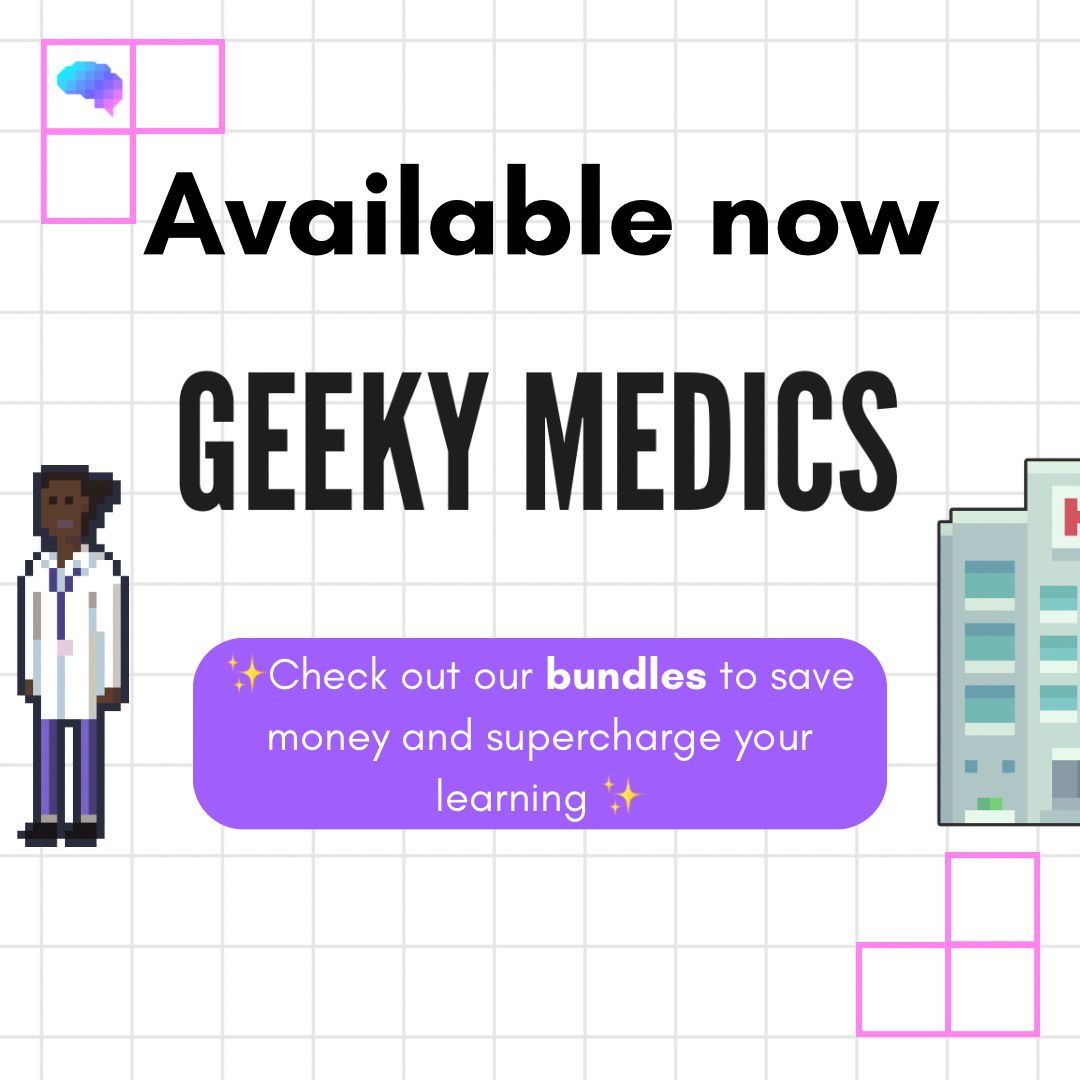 ⚠️New resource alert!⚠️ ECG Case Collection

✅ 85+ cases
✅ Learn to approach ECGs systematically
✅ Detailed explanations
✅ Test your skills with our interactive platform
Find out more here: app.geekymedics.com/purchase/ecg-q…
 #geekymedics #FOAMed #MedTwitter #MedX #MedStudentTwitter