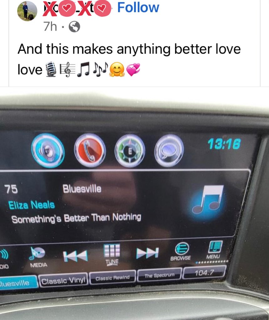 ElizaNealsRocks's tweet image. Thank you #musiclovers I hope you’re feeling it in your heart + head when I’m on your radio 📻 BIG thanks to @SIRIUSXM #BBKings #Bluesville CH75 for your love of music &amp;amp; cool DJs @ShemekiaBlues @EarlyTimesBand @JBONAMASSA #modernblues #bluesrevival 💙 instagram.com/elizaneals/p/C…