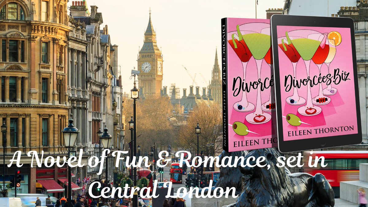 Make time to enjoy this fun read, set in Central London. amazon.co.uk/Divorcees-Biz-… amazon.com/Divorcees-Biz-… During a fun night out, four ladies, all divorced, after having one drink too many, decide to set up their own dating agency... #EileenThornton #London #NextChapterPub