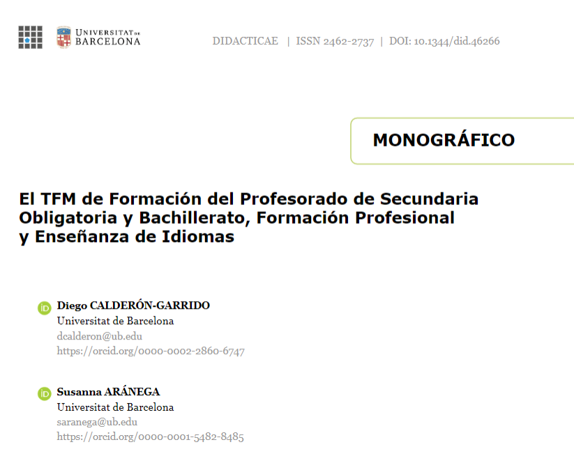 Por si a alguien le interesa, aquí tenéis el enlace a un monográfico sobre los TFM en el máster de secundaria que se acaba de publicar. revistes.ub.edu/index.php/dida…
<a href="/ire_ub/">IREUB</a>

@EsbrinaRecerca