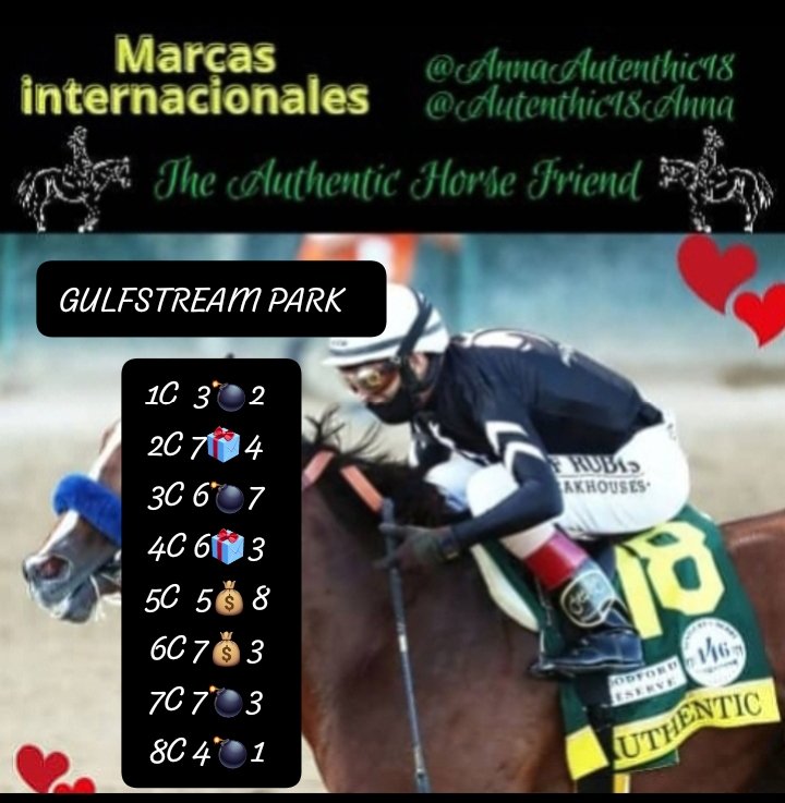 🐎THE AUTHENTIC HORSE FRIEND🐎
🔥ON FIRE🔥
💣🔥WIRE TO WIRE 🔥💣
💣BEST BET💣
GULFSTREAM PARK 
THURSDAY 11/04/2024
MAY MY HOLY CHRIST BLESS YOU ENORMOUSLY  🙏🤗
TRUST YOUR PULSE 
SUCCESSES 
#Hipismo
#Gulfstream
#GulfstreamPark
#gulfstreampark_usa