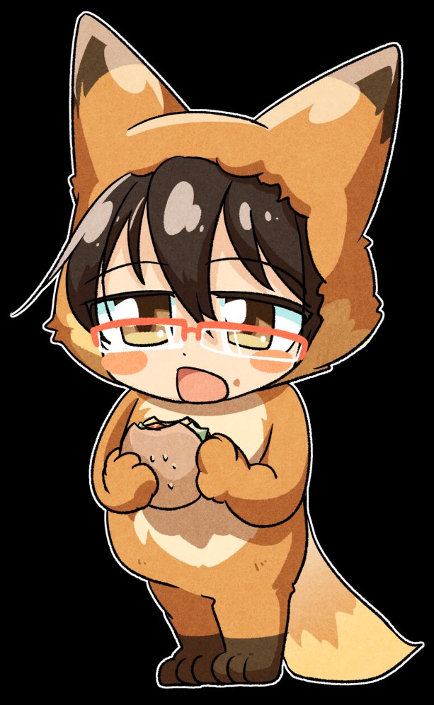 ビリあま兄貴(https://t.co/HLvKD0vNGc)にうちの子あゆむ(旧きつね(仮)ちゃん)を描いて貰っちゃった…!!!!!
おきつねあゆむ、可愛いねええええ♡♡♡♡♡♡♡♡ 