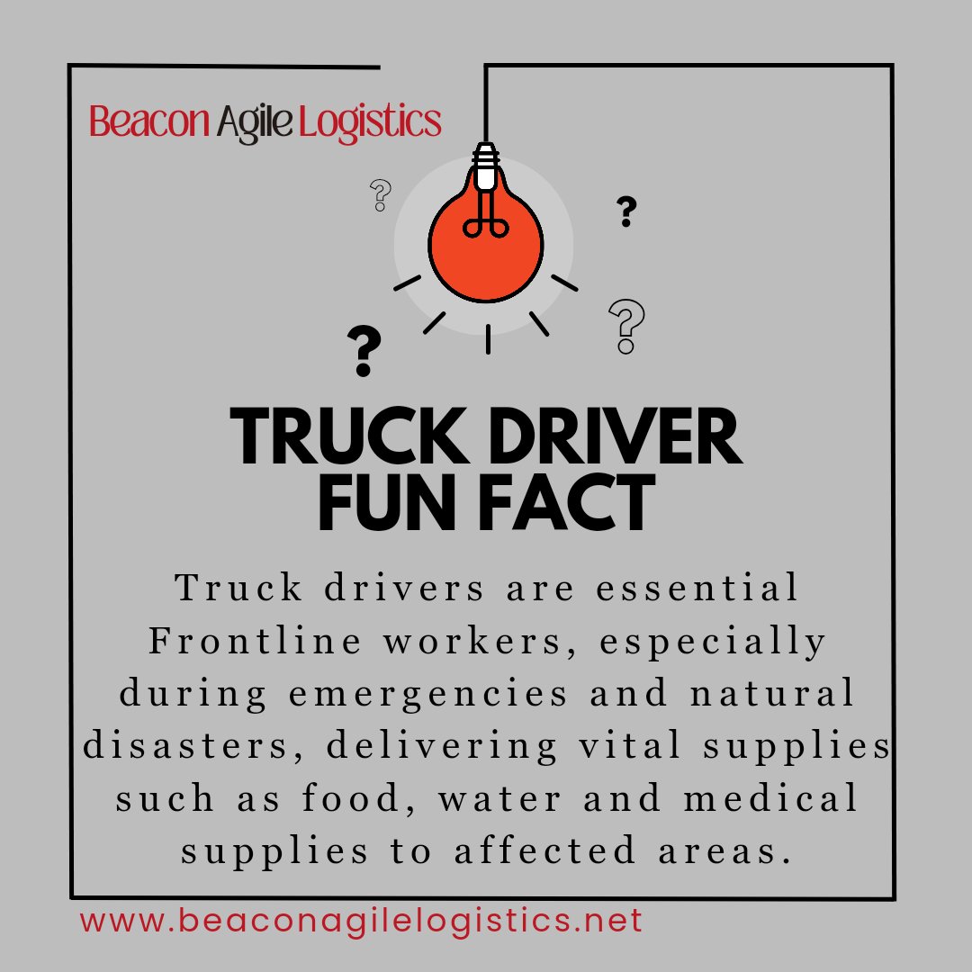 'Rev up your knowledge with these fun fact about trucking! 🚚💡'
#logisticsexcellence
#supplychainexcellence
#logistics 
#freight 
#freightbroker #freightmanagement 
#logisticsmanagement #truckbrokers 
#supplychain 
#supplychainmanagement
#transport 
#transportation