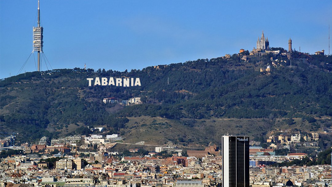 Alquiler del terreno: 400.000 euros Fabricación de las letras: 2.340.000 euros Instalación de las letras: 420.000 euros Cara de los separatistas al verlo: No tiene precio