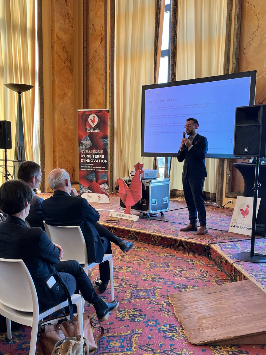 Je Choisis la French Tech édition Pays Basque, c’est aujourd’hui à Biarritz🚀
Organisé par @FT_PaysBasque, cet événement mobilise les acteurs de l’achat public et privé pour stimuler le développement économique des entreprises innovantes dans le cadre de #JeChoisisLaFrenchTech