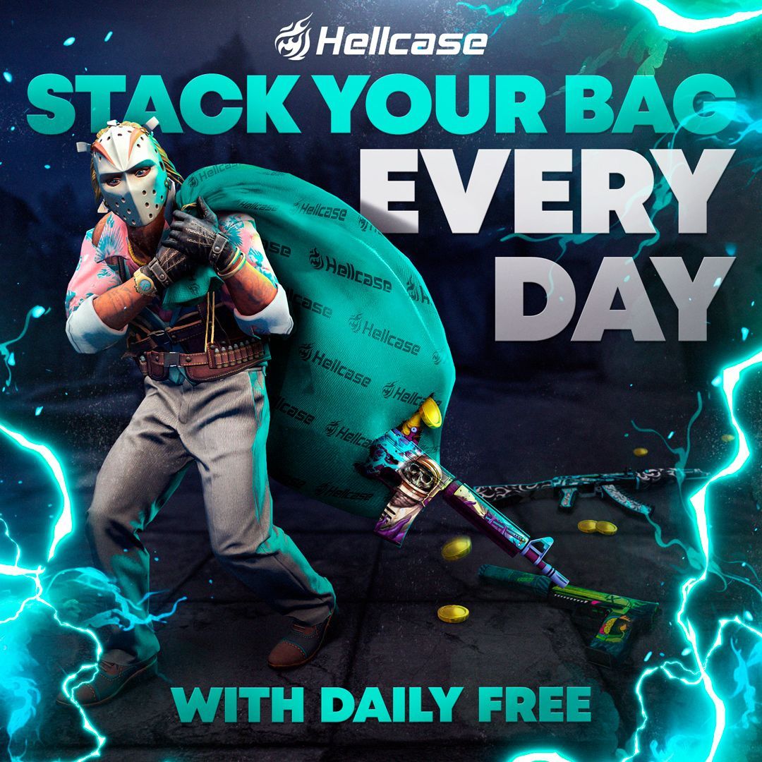 Random items, free balance and cases - you can get all of these free of charge with Daily Free! Sign up today, complete simple entry requirements and start getting your bonuses every single day ⭐️ Join the Daily Free club now - hellcase.com/dailyfree #cs2 #cs2skins