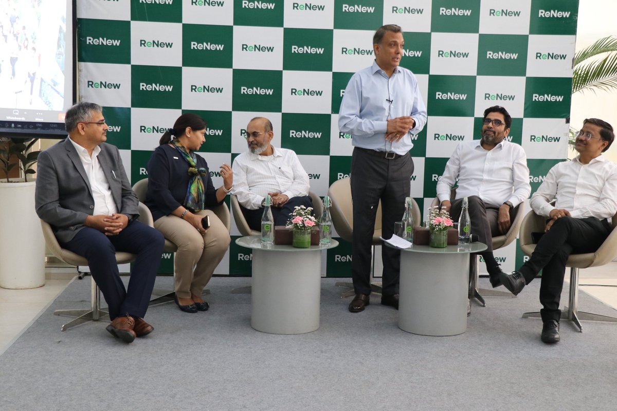 As we kickstart this financial year, Founder, Chairman, and CEO, @sumant_sinha, addressed ReNewers in his first town hall. Sumant highlighted ReNew’s milestone of surpassing the 10 GW mark of gross renewable energy assets—an achievement that makes ReNew among the fastest-growing…