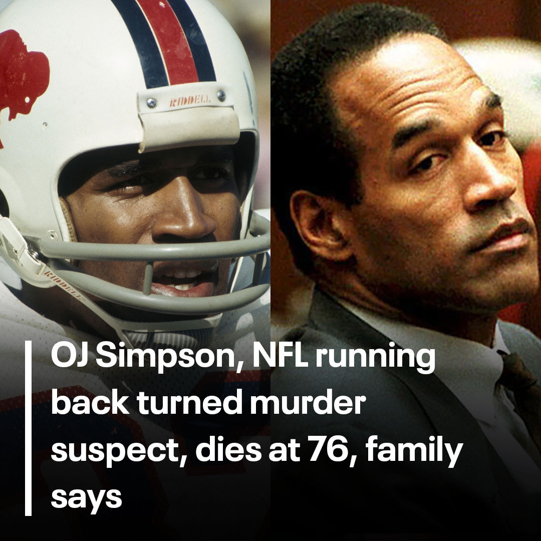 OJ Simpson, the NFL running back who was later infamously acquitted of his ex-wife's murder, has passed away at the age of 76. His family confirmed the news on Thursday. READ MORE: fox7austin.com/news/oj-simpso…