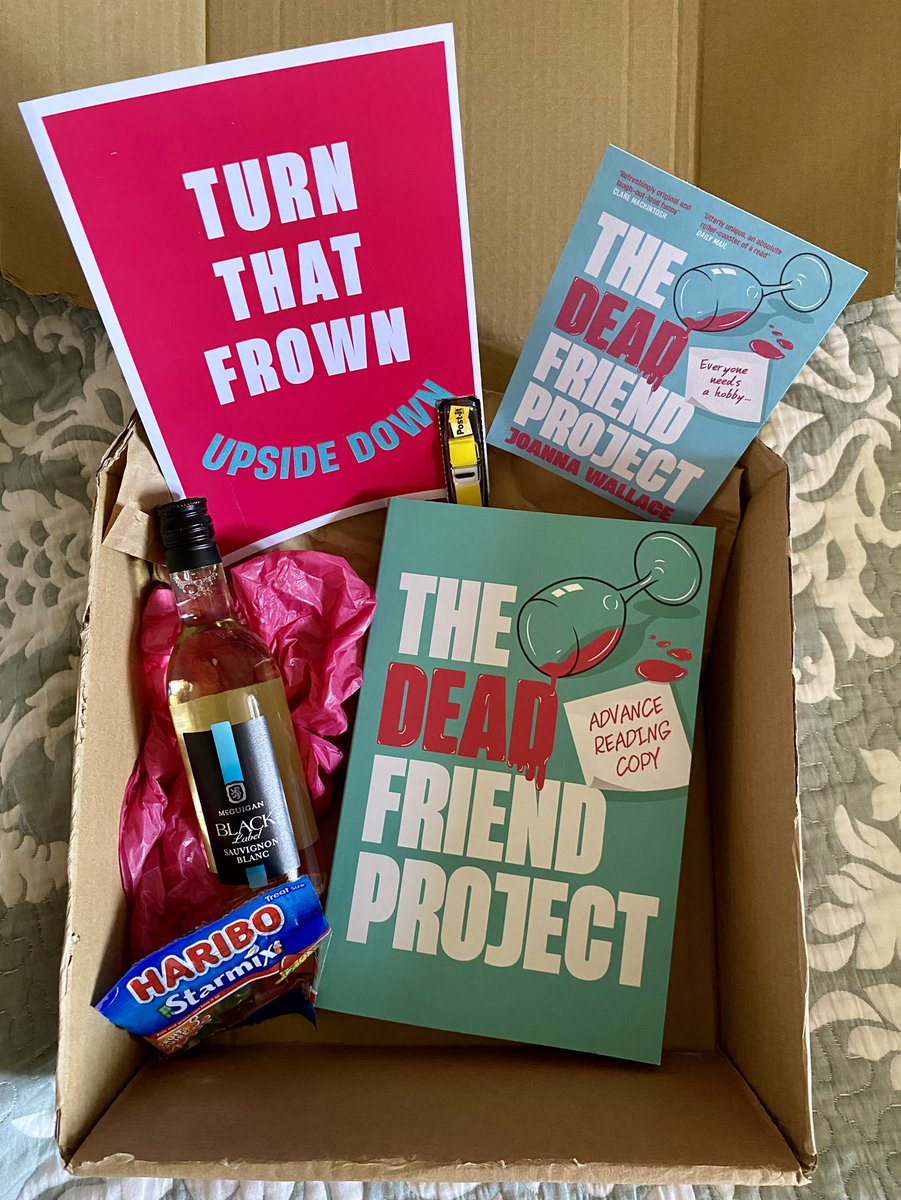 Huge thanks @ViperBooks for this amazing book box for The Dead Friend Project by @JoWallaceAuthor I am so excited about this book!