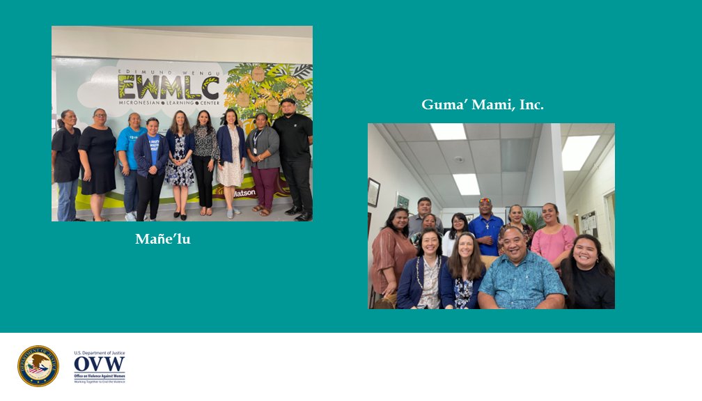 This week, we visited programs and advocates in Guam and learned more about the efforts there to prevent sexual assault, domestic violence, dating violence, and stalking. #SAAM2024 #BuildingConnectedCommunities