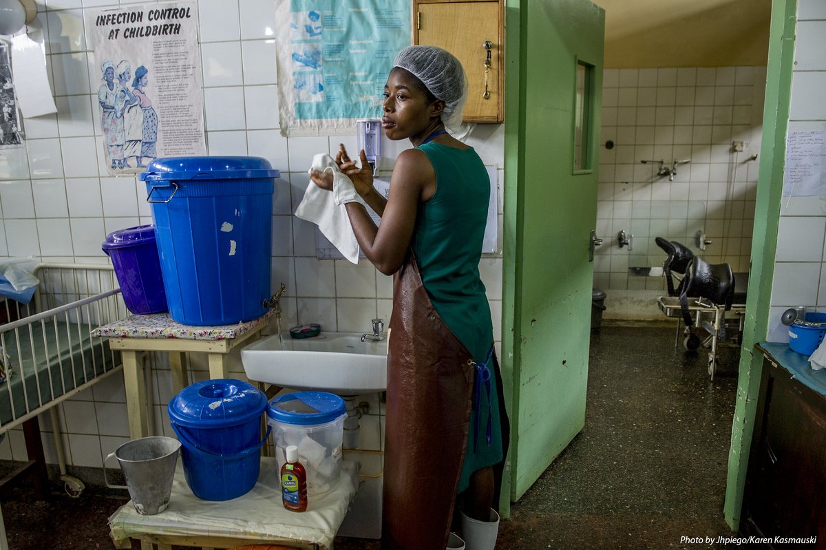 ✅ Cleaning ✅ Disinfection ✅ Safe injection practices All are crucial for preventing infections in health care settings. Discover how Jhpiego supports health facilities worldwide in maintaining hygiene standards. bit.ly/4awcRSD