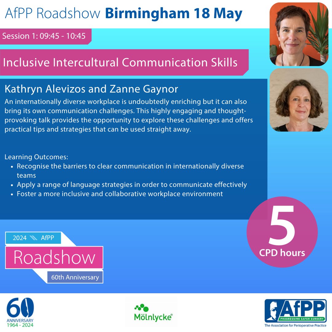 NEW UPDATE for Birmingham session 1 speakers Kathryn Alevizos and Zanne Gaynor Birmingham is the first stop of the AfPP Roadshow 2024, and tickets are available from just £15! Want to come along? Simply click the link below to find out how!⤵️ ow.ly/2ox150Reeat #AfPPRoadshow