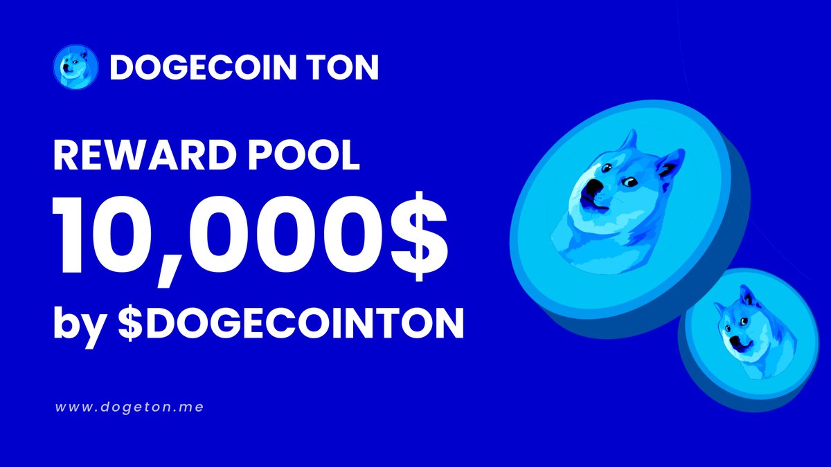 🤑🤑🤑BIG AIRDROP 10,000$ by #DOGECOINTON for $TON HOLDERS

👉Join Now
- RT this post
- Comment ur TON wallet &amp; Tag 3 buddies

🐶Fairlaunch: tonraffles.app/jetton/fairlau…

#DOGECOIN #ton #fairlaunch #Elonmusk #memecoin #100x #AirdropCrypto
