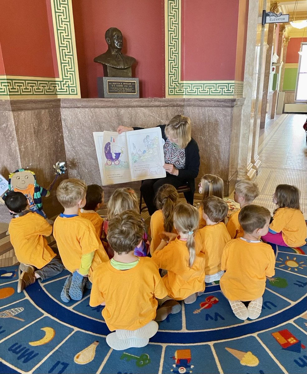 As part of the Week of the Young Child, Lieutenant Governor Juras read to children in the rotunda yesterday. 

Promoting early childhood literacy is crucial for shaping the future of our children.