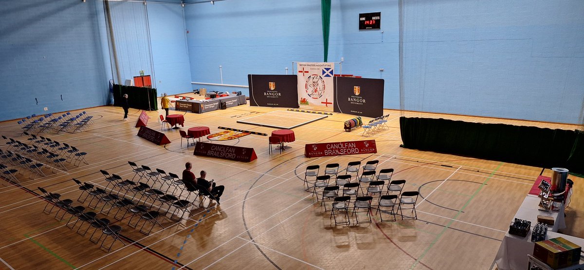 Another weekend another event at Canolfan Brailsford. It's British Masters Weightlifting event this time. Free for spectators, Friday am to Sunday pm.