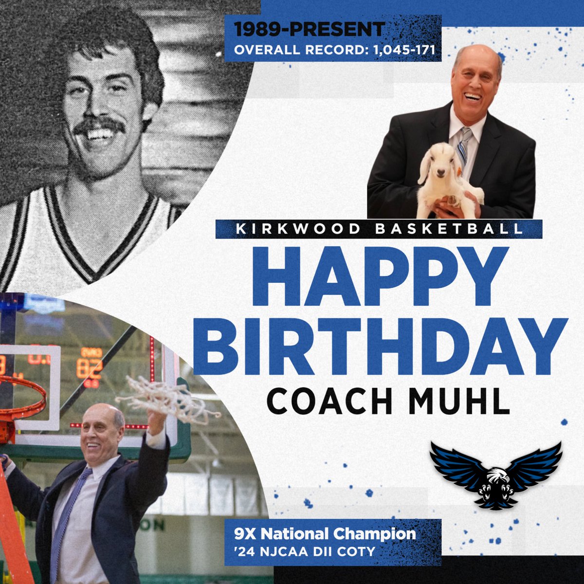 Happy Birthday to the man in charge, the GOAT, Coach Muhl! 🐐🎉