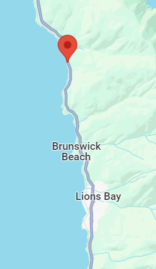 ⚠️CONSTRUCTION #BCHwy99 - expect single lane alternating traffic - and delays - between Brunswick Beach Rd and Porteau Cove Rd until approximately 4:00pm.
#SeaToSky #LionsBayBC 
ℹ️drivebc.ca/mobile/pub/eve…