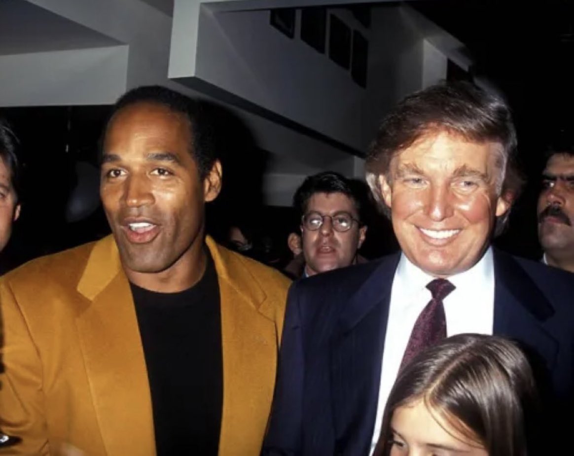 Republicans love posting photos of Trump with Black celebrities to try to prove that he’s not racist. 🤷🏾‍♂️