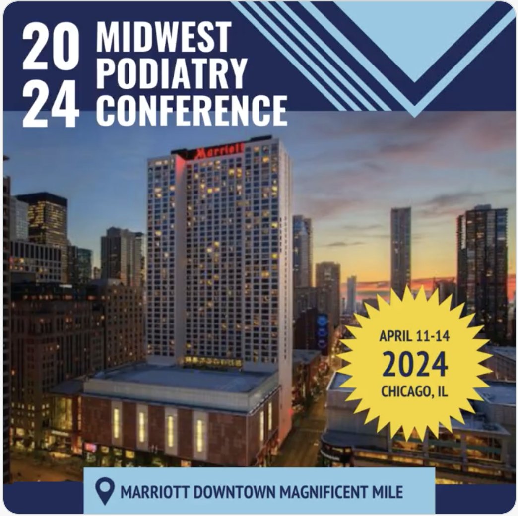 FDMMedical's tweet photo. We're live at the Midwest Podiatry Conference! Join #Podiatrists from across the country from April 11-14 in Chicago, IL. @midwestpodconf
Visit the #FDMotion booth to discover cutting-edge advancements in #customorthotics and #AFOs.
#MidwestPodConf2024 #podiatry #dpm #health https://t.co/WnBT0naIPk