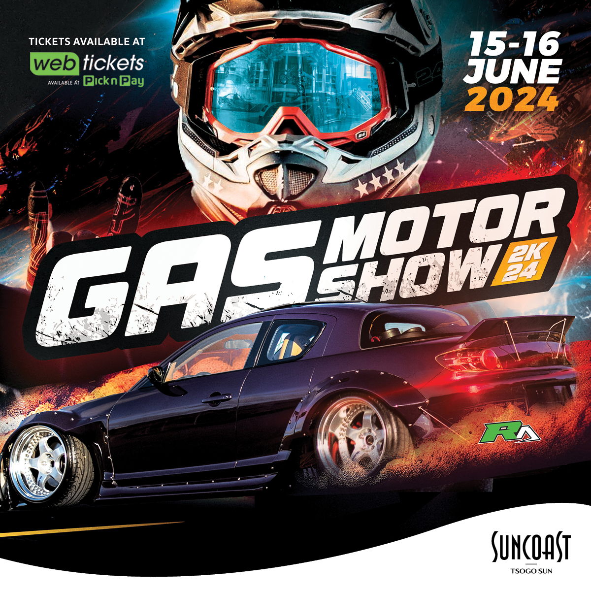 We are about to become a car enthusiast's paradise this June! From classic beauties to roaring beasts, the Gas Motor Show will have it all! Get ready for a show-stopping event!🚗 Grab your tickets here bit.ly/3PIouOO #suncoastdurban #GMS2024 #fuelyourpassion