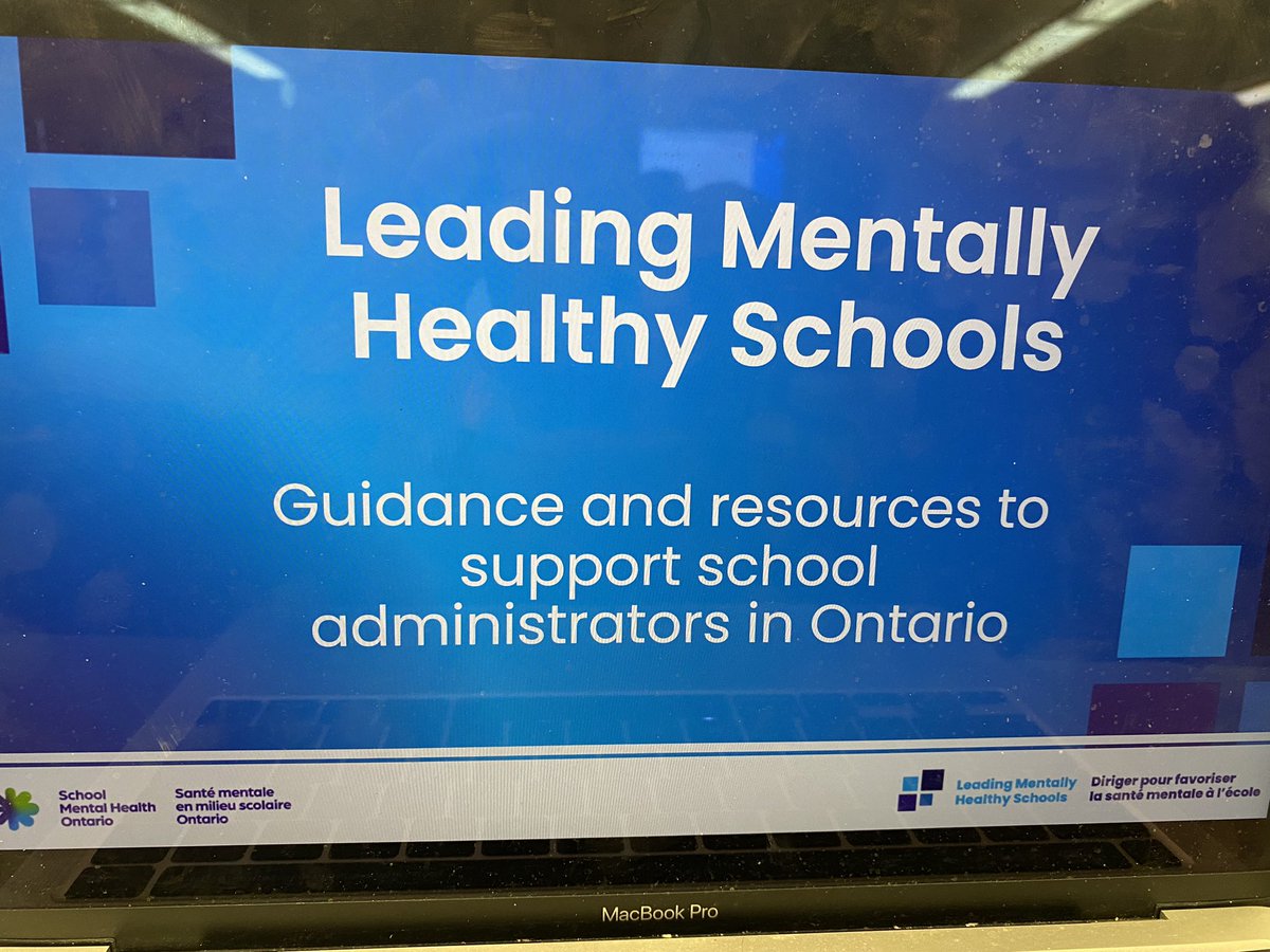 Excited to spend the day with administrators from @ycdsb and 11 other boards to learn about leading mentally healthy schools! @SMHO_SMSO @CPCOofficial