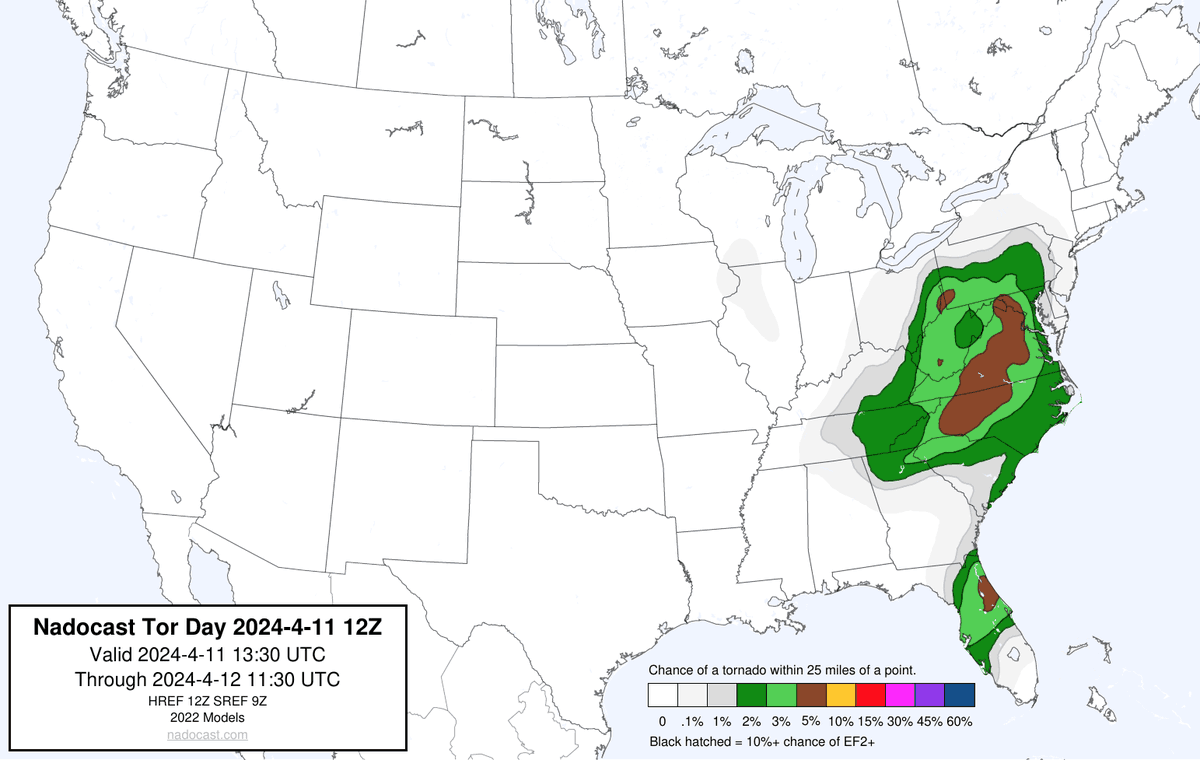 12Z Day Tornado Forecast (New New 2022 Models)