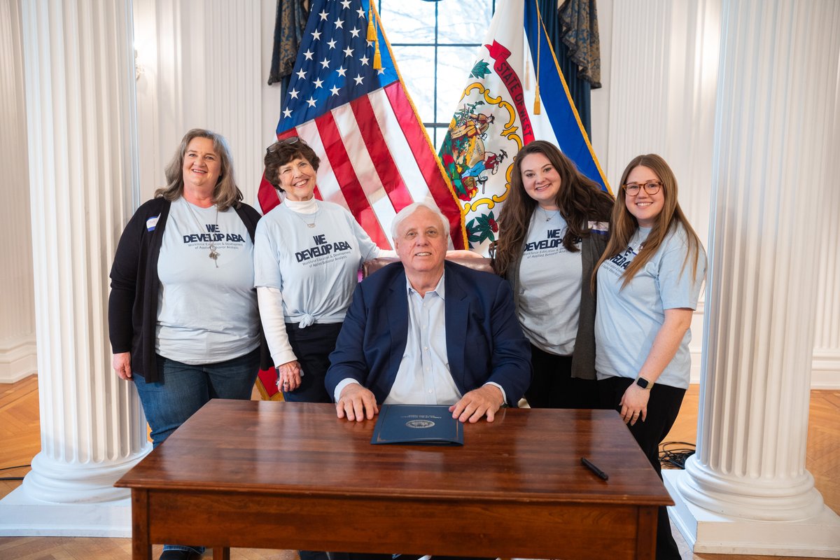 Yesterday, I proudly declared April as Autism Awareness Month in WV and allocated $600,000 to build our autism education workforce—something we truly need. I’m very thankful to Dr. Susannah Poe and the WE Develop ABA team for their inspiring work. You’re making a huge difference.
