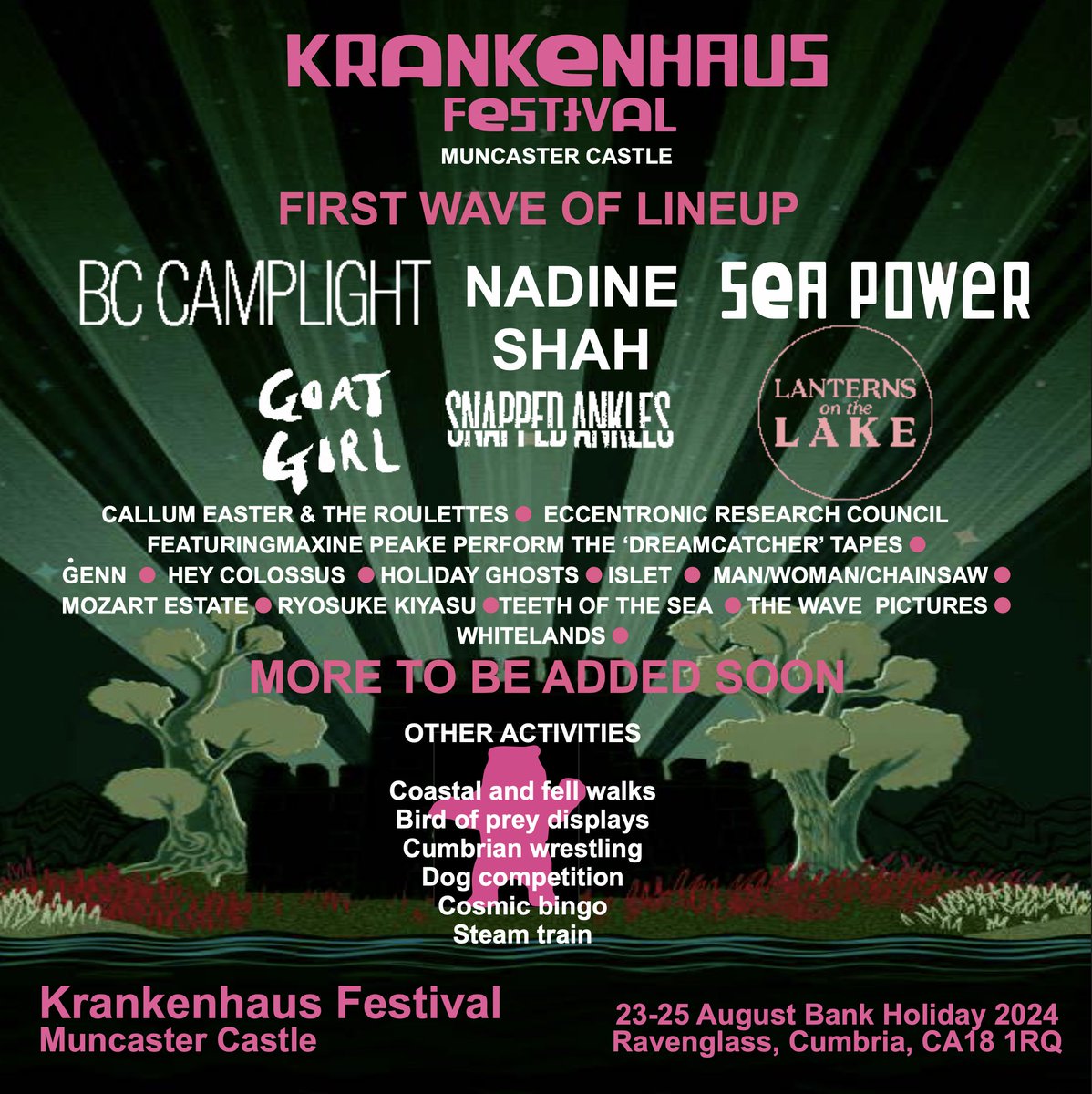 Mozart Estate are playing the Krankenhaus Festival in August! Get your tickets here: krankenhausfestival.com
