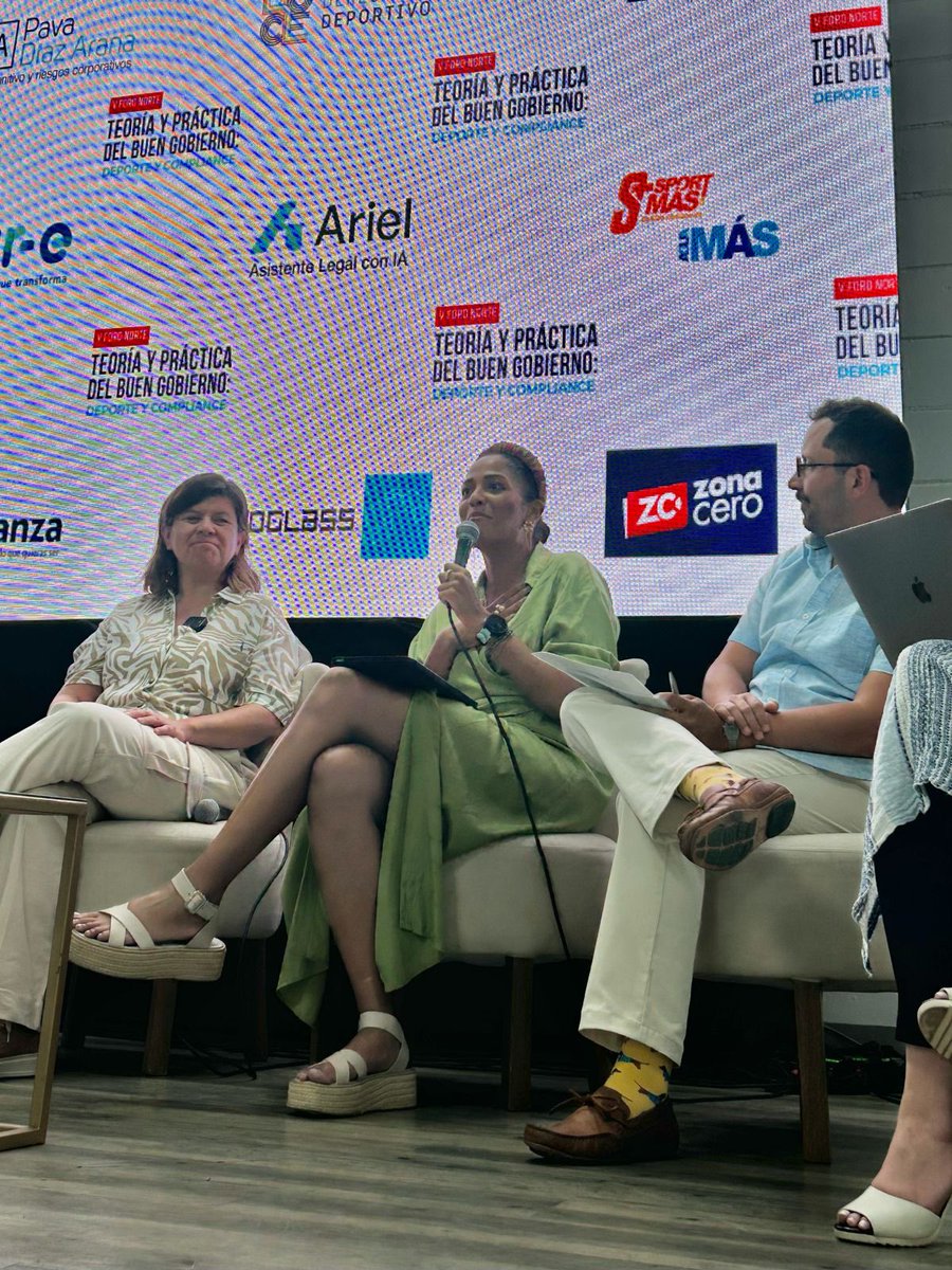 “Debe realizarse una transformación de estereotipos de género para fomentar la participación de las mujeres en el deporte”. @dany_matu

#VForoNorte #Deporte&Compliance #Equidaddegenero #inclusión